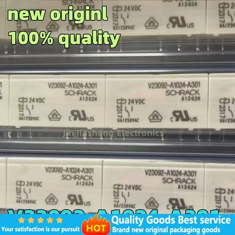 

(10piece) 100% New V23092-A1024-A301 DIP 23092-A1024 24V 6A conversion relay
