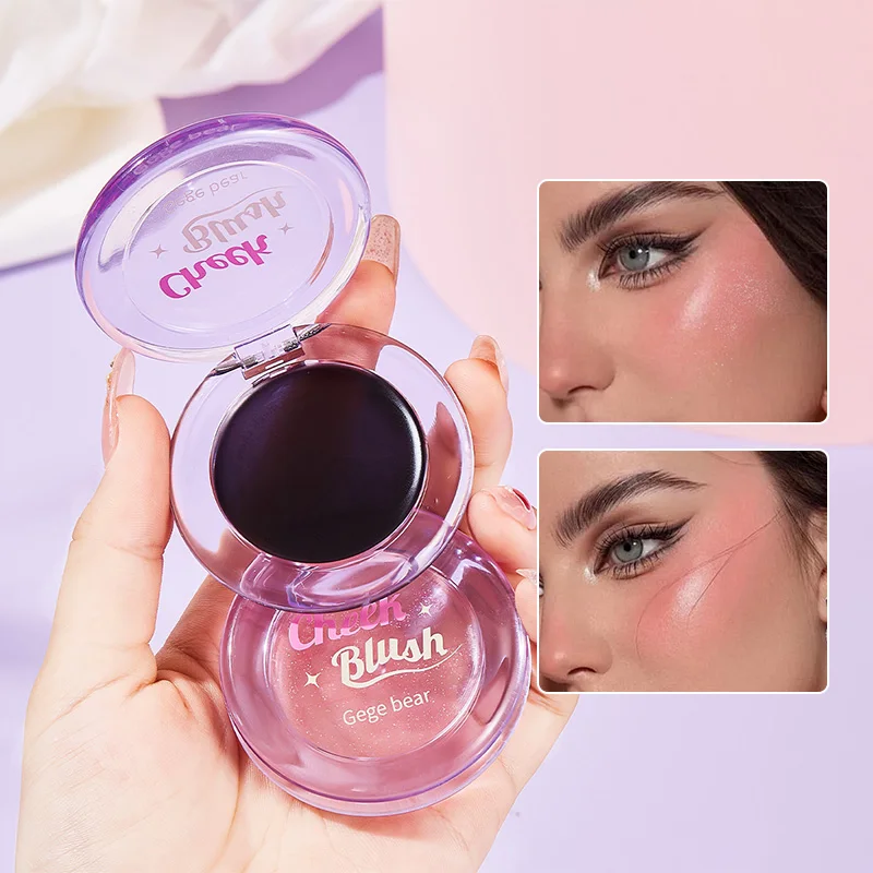 Gogo Bear crema idratante per fard in cristallo trasparente migliora naturalmente il colore e crea un'atmosfera tenera