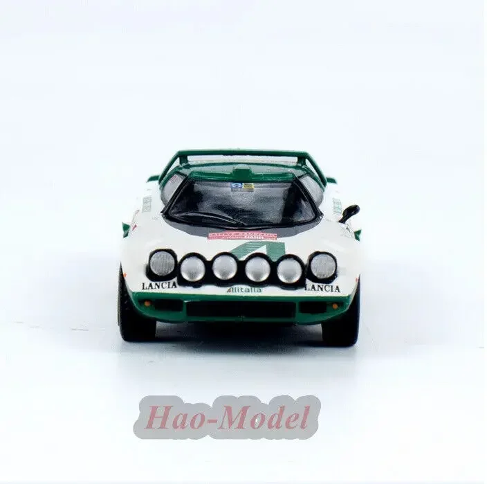 MINIGT 1/64 لـ LANCIA Stratos HF 1975 رالي سانريمو نموذج سيارة سبيكة دييكاست محاكاة هدية عيد ميلاد هواية عرض الحلي