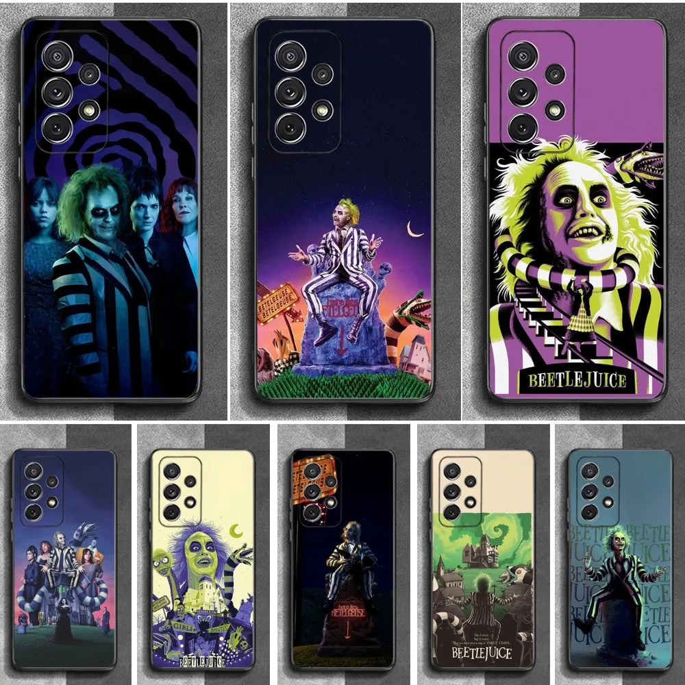 M-Movie B-Beetlejuices-s 2 Phone Case For Samsung S24,23,22,30,21,10,9,Ultra,Plus,Lite,FE,Soft Silicone Black Cover