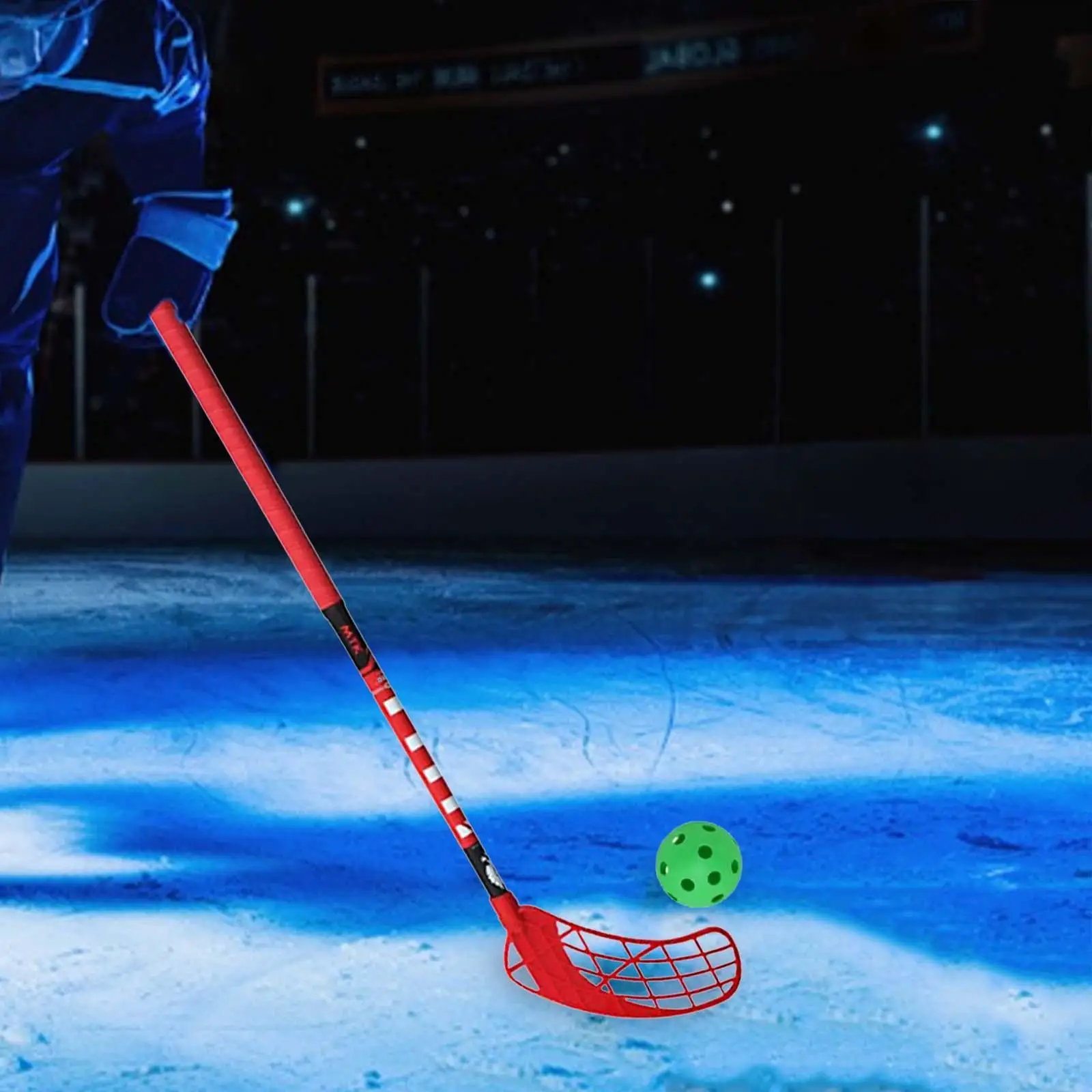 Indoor Outdoor Floorball Hockey Stick Lightweight Durable Ice Hockey Equipment Gift for Player Practice Adult Starter Training