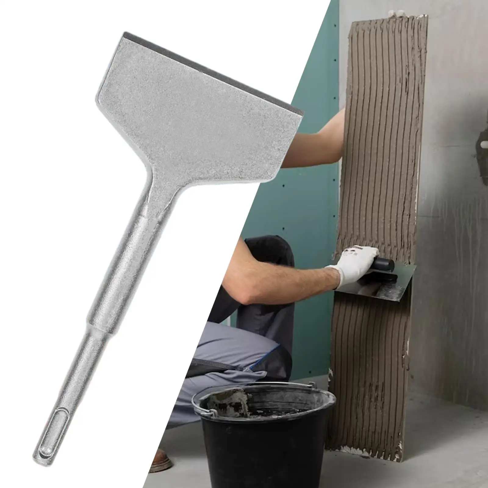 Floor Scrape Firmer Tile Chisels SDS Replacement Blade Tile Removal Tool Wall and Floor Scrape for Demolition Work Concrete