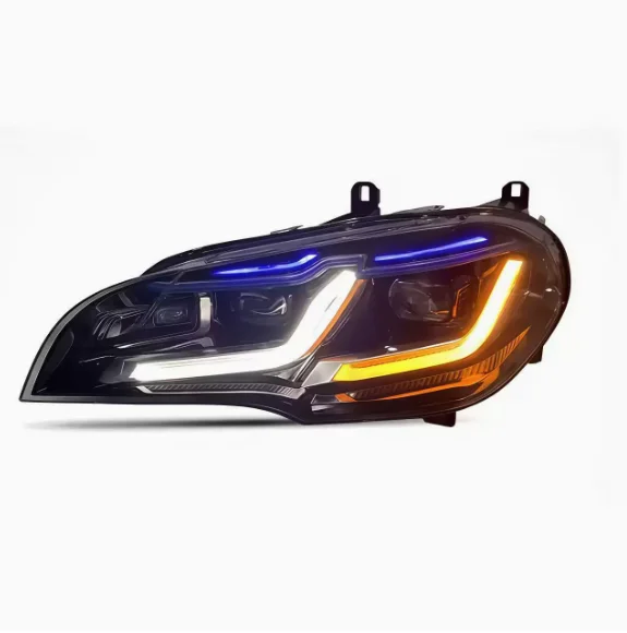 

For BMW X5 E70 2007-2013 LED Headlight Assembly New Style Modified Turn Signal Dynamic Turn Signal