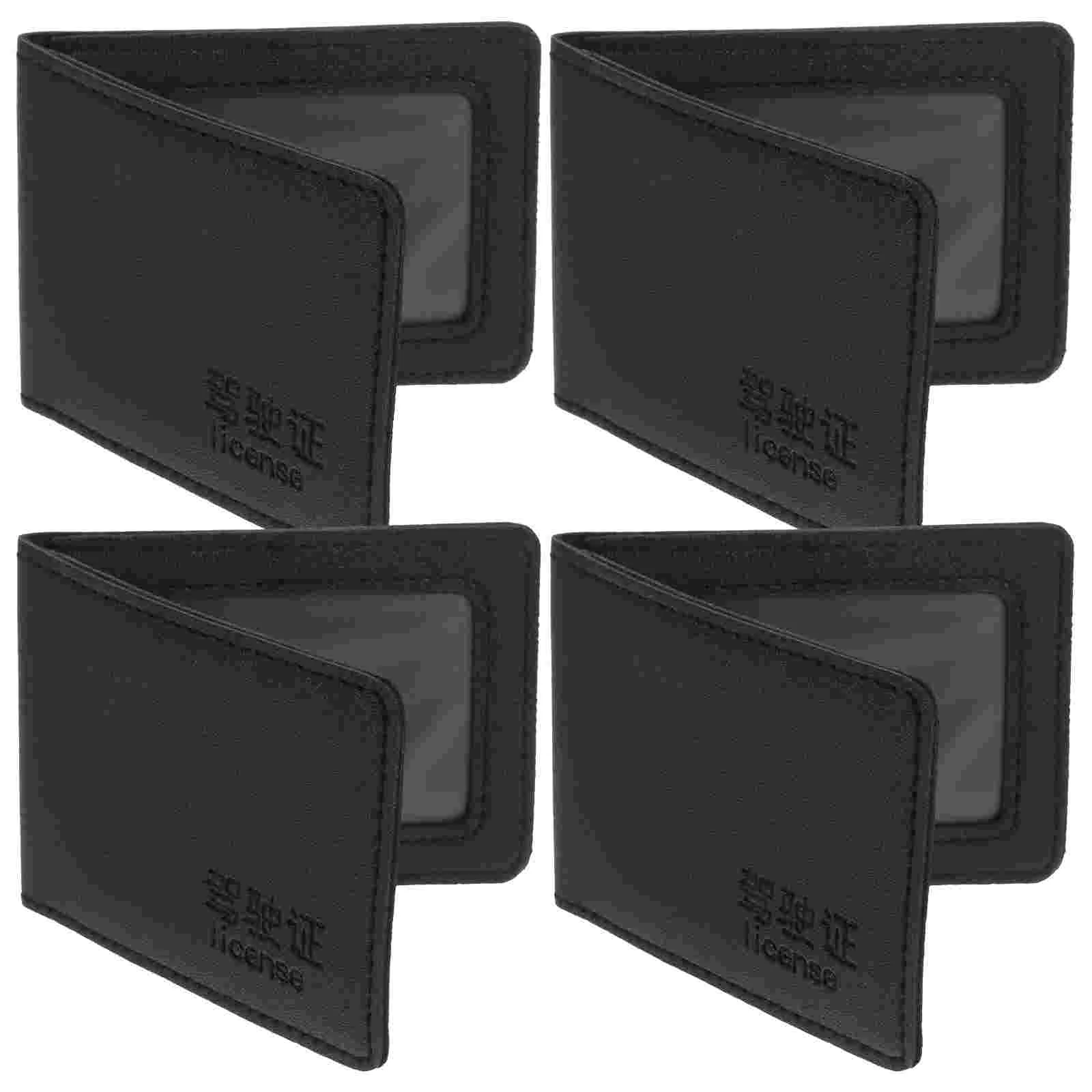 5 Pcs Card Wallet Driver's License Set Holder Paperwork Auto Insurance Document Registration and Driving