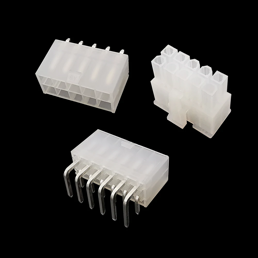 5Pcs 5557/5569 Pitch 4.2mm 2x1~12Pin Male Plug Female Socket Housing Connector for PC Computer ATX Graphics Card GPU PCI-E Power