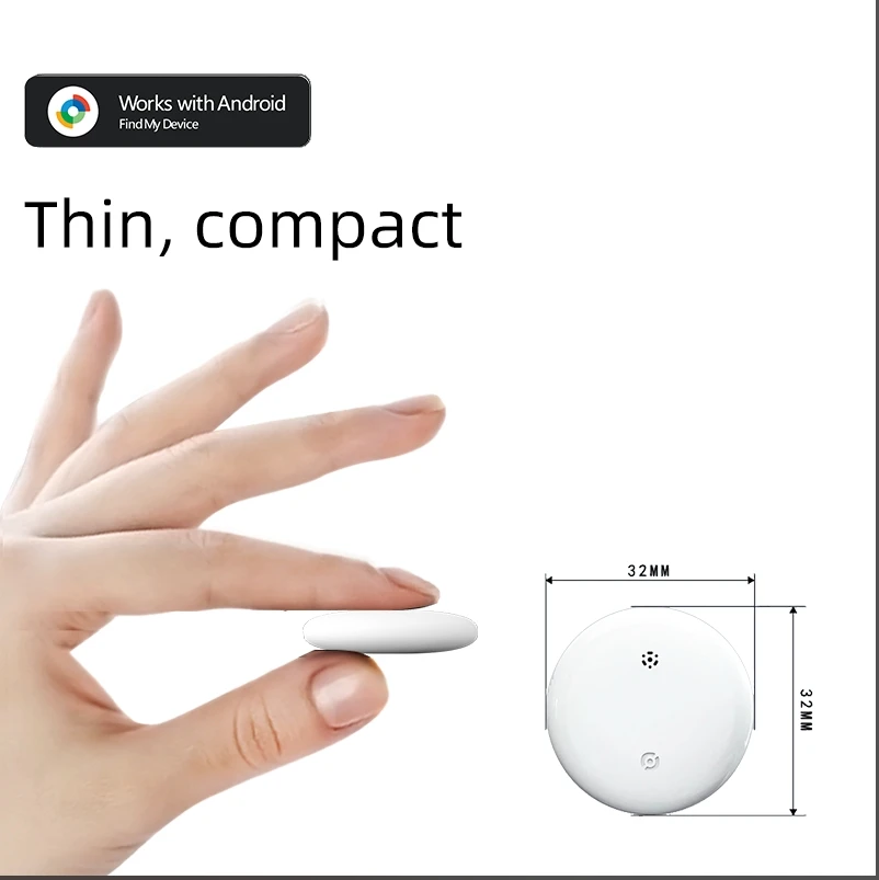 جهاز تتبع Tideboom الذكي المقاوم للماء لتحديد المواقع العالمي يعمل مع Android Google Find My Device Anti Loss airtag للأطفال المسنين