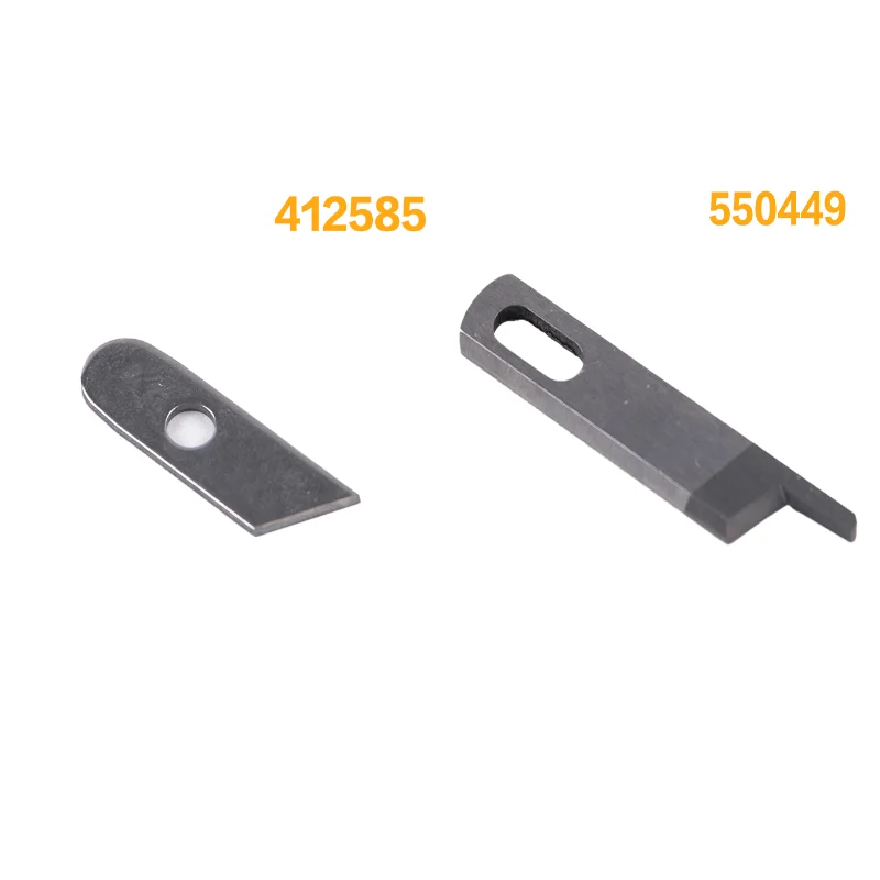 Singer-14U Lower Knife para Overlock Machine, lâminas, #412585, 550449, 1Pc