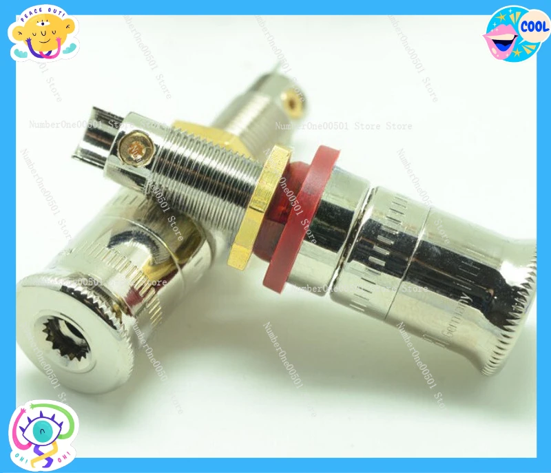 0702 0730 Signature Speaker Terminal Binding Post Gold Platinum Plated HiFi Amplifier Connector