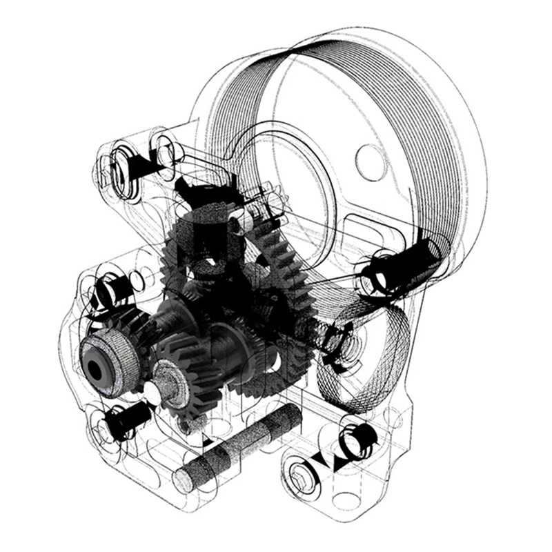 Sherpa Mini CNC Pom Helical Gear Nano Coating One-Piece Gear Kit High Precision Extruder Gears For Voron V0.2 3D Printer Parts