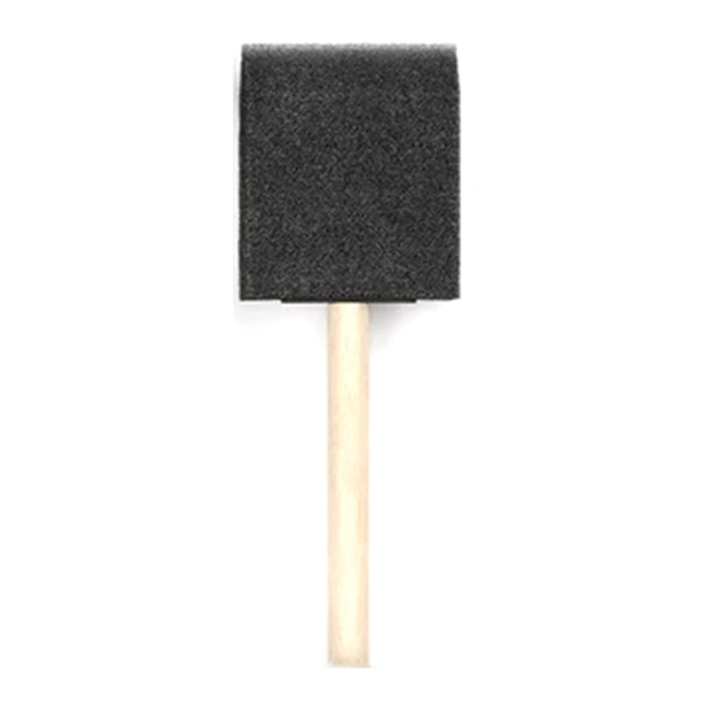 فرش طلاء إسفنجية N89R، تتضمن 50 فرشاة إسفنجية، وفرش مقاس 25 × 1 بوصة وفرش مقاس 25 × 2 بوصة، ومستلزمات فنية للرسم