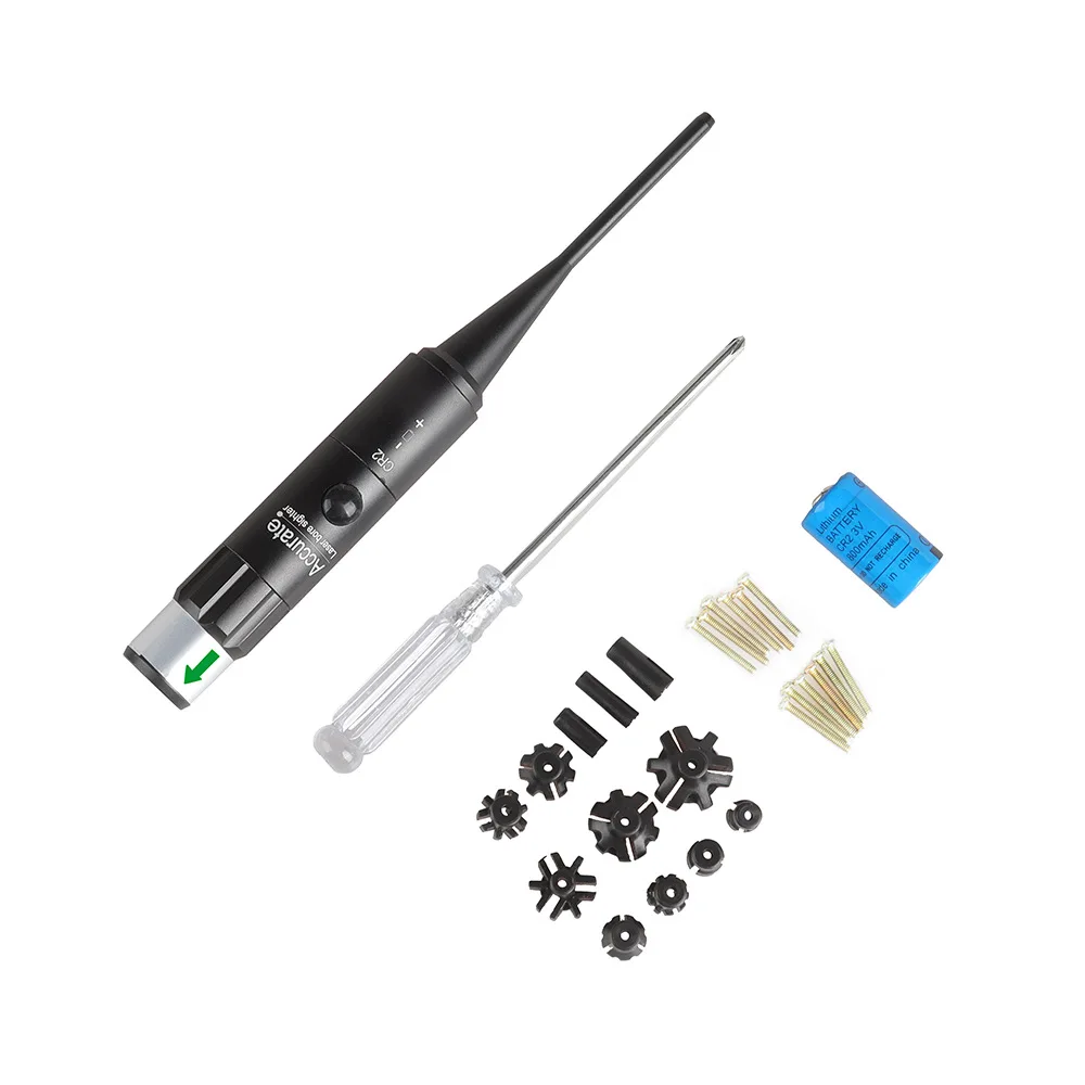 Hot Sale Red Laser Bore Sight High Precision Zero Collimator Horizontal Calibration Tool Tactical CQB Rifle Scope