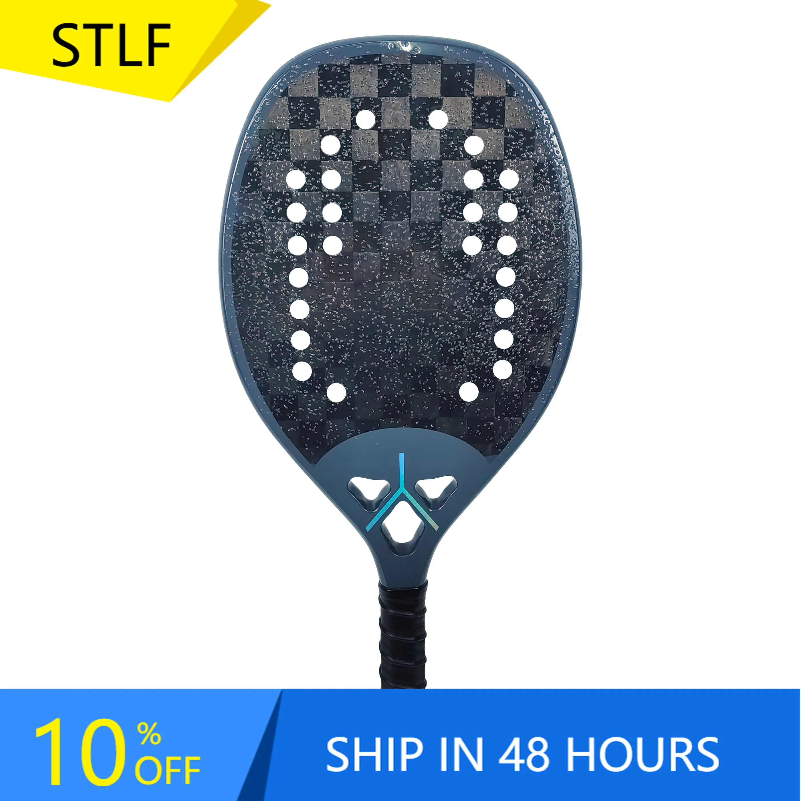 

STLFBTR-4009 Rocye Customized Logo Effect High Quality 18K Carbon Beach Tennis Racket