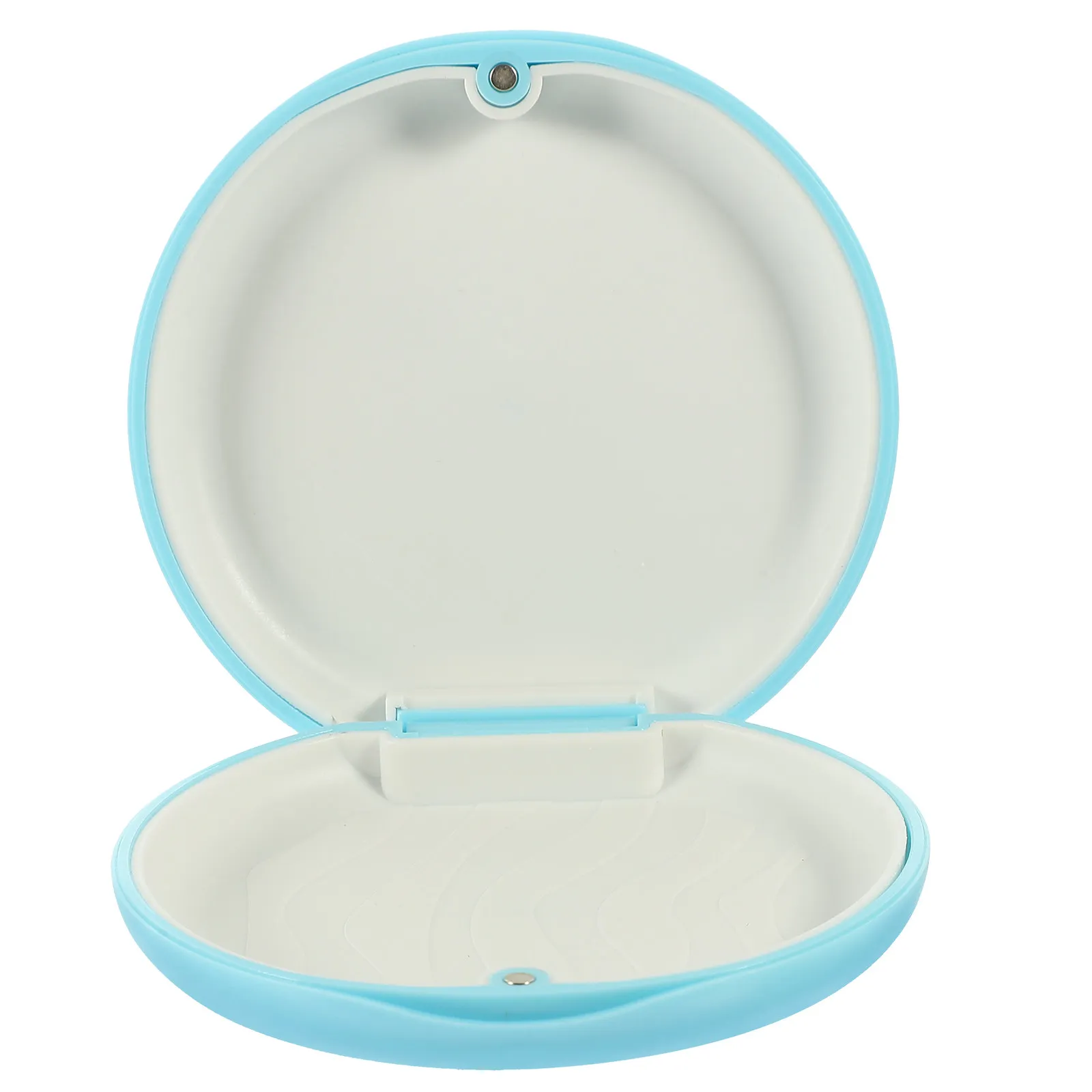 

Denture Case Silicone ABS Retainer Box Portable Travel Storage Container Small Lightweight Pocket Holder Hygiene Protection