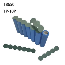 1 Sheet 18650 Barley Paper Insulating Spacers 1P-10P Solid Insulating Spacers Stickers for DIY 18650 Battery Pack