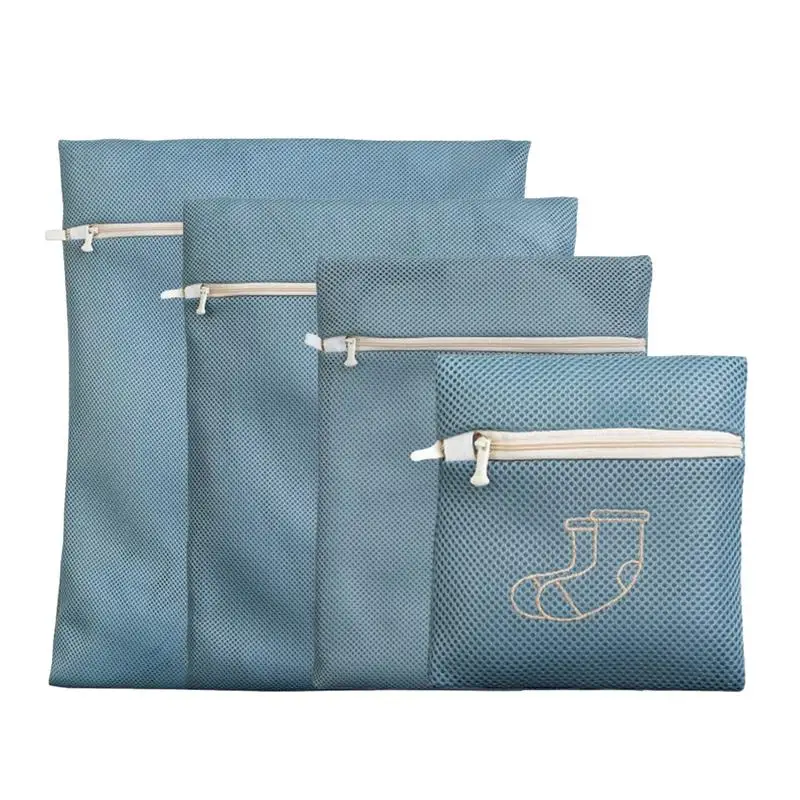 Embroidery Laundry Bag Washing Machine Bag Clothes Organizer