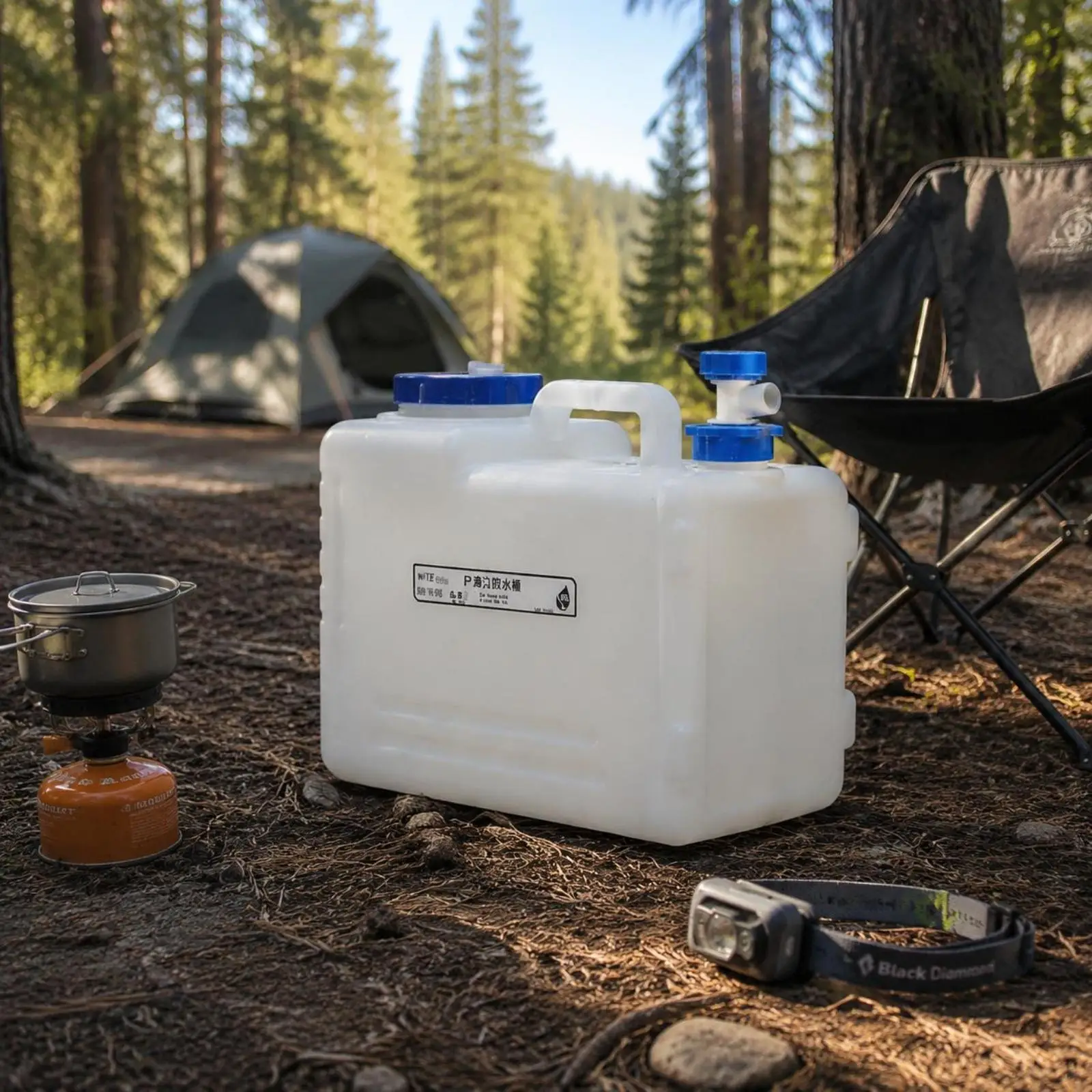 Food Grade Water Container Large Capacity Portable Water Tank Thickened for Outdoor, Car Travel, Home view 4