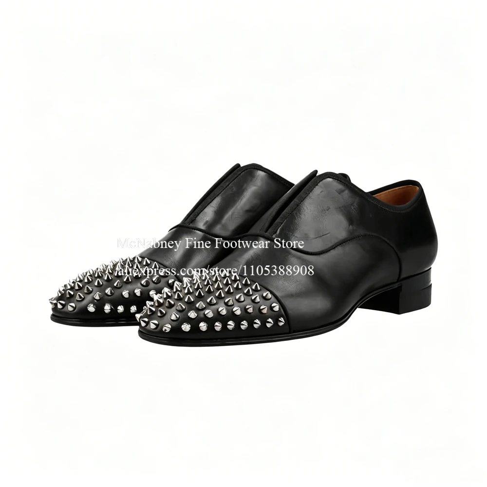 Spike Studs leren herenschoene - Formal Wear For Men In Wedding recensie en prijs