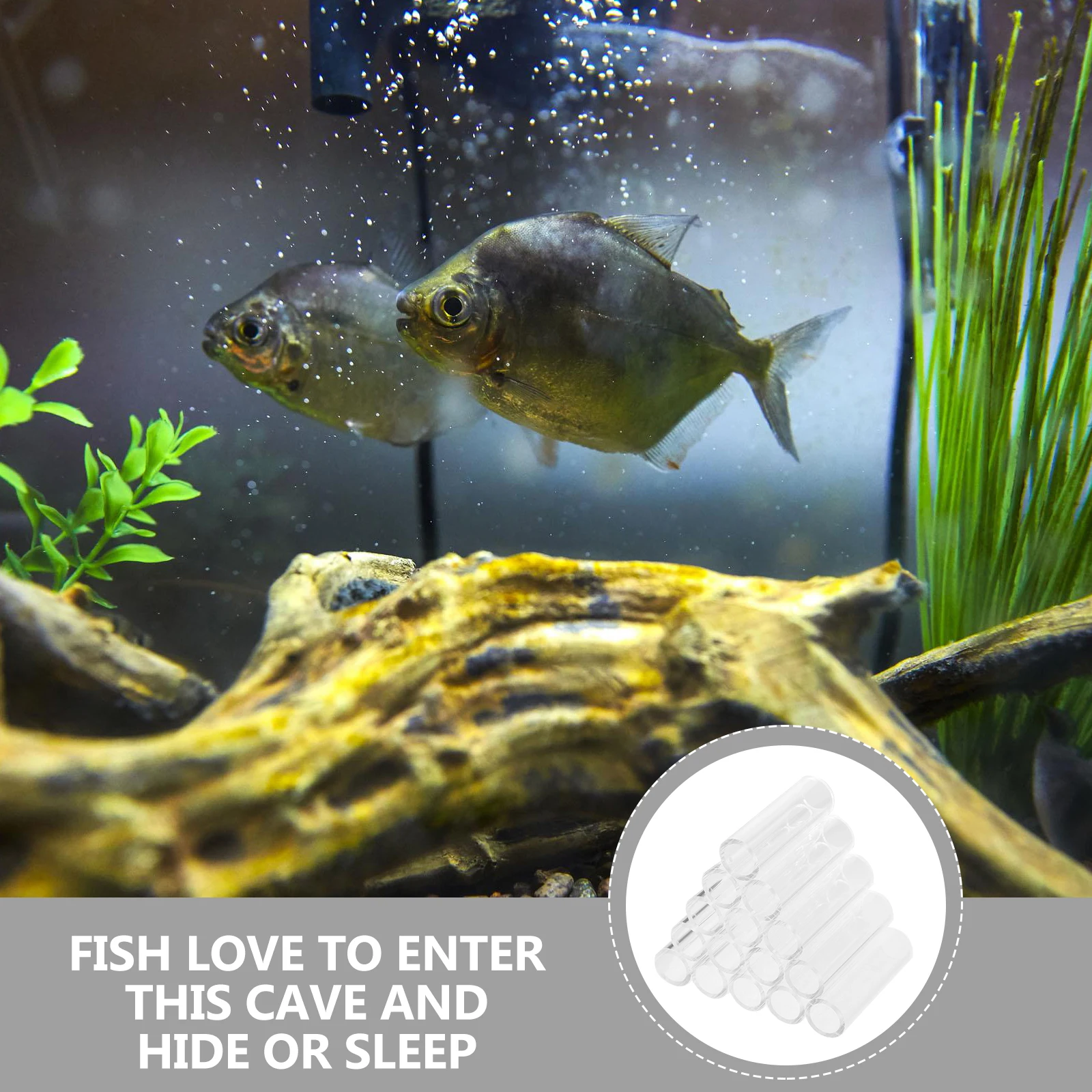 

Decoration Hideout Acrylic Accessories Hiding Cave For Breeding Spawning Transparent Aquarium Landscape Ornament Tank Cave