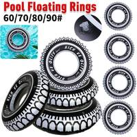 Swimming Pool Floating Rings River Raft Water Tube for Children Adult Air Drifting Seat Birthday Party Decorations Car Tire Ring