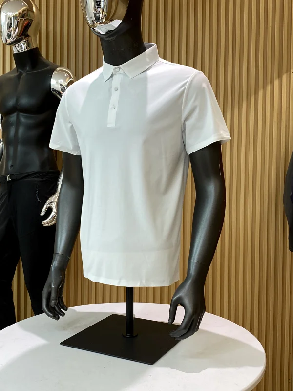 Value Edition! Ice Silk Seamless! Cool Sensation Breathable! Summer Men's Business Versatile Short Sleeve  Shirt Trendy