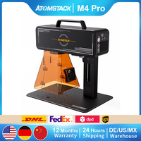 Atomstack M4 Pro Dual Mode Laser Engraving 2 In 1 Cutting Machine 10W Infrared for Wood Acrylic Leather Steel Gold Silver Metal