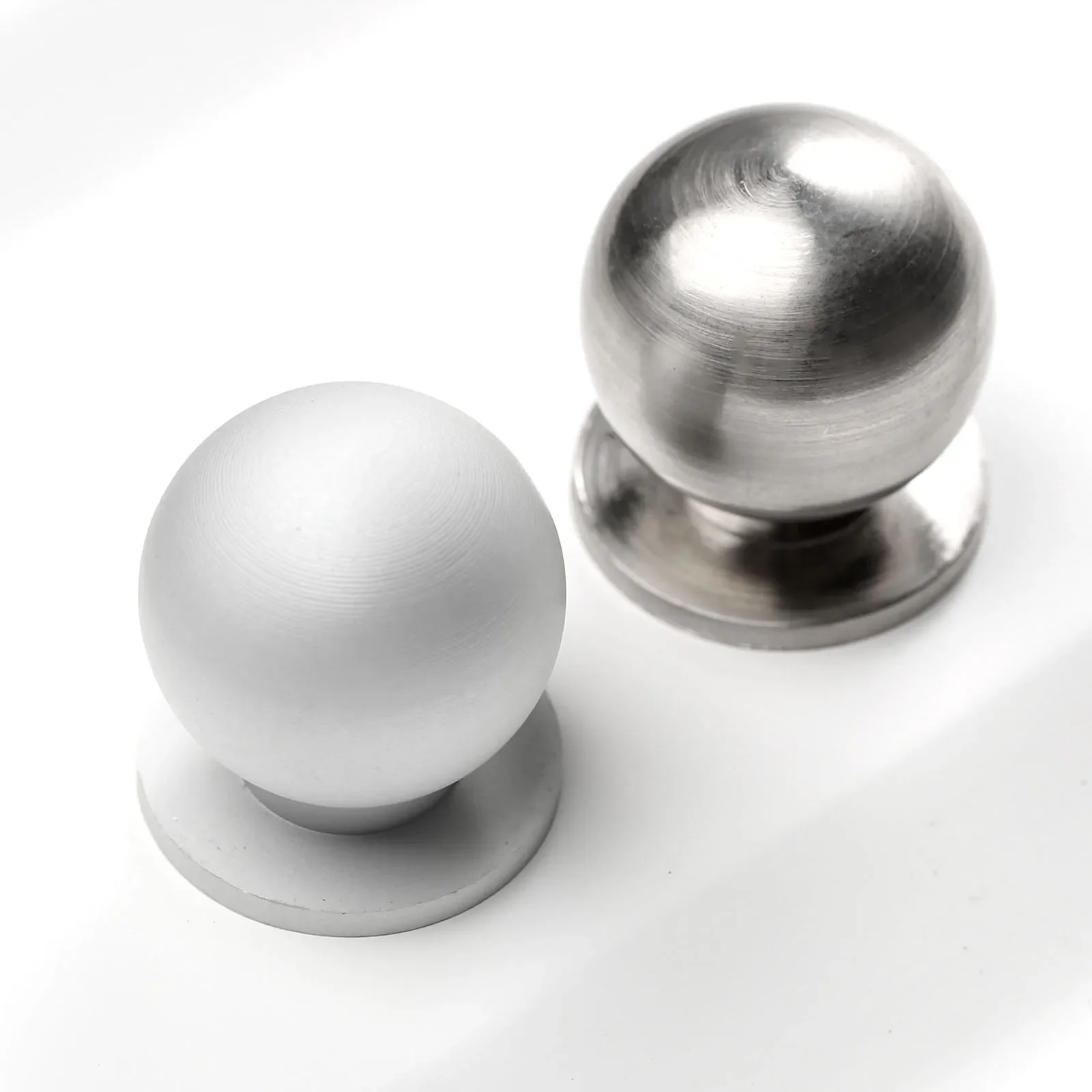 1Pc Aluminium Alloy Simple Round Ball Door Handles Furniture Kitchen Cabinet Knobs Wardrobe Cupboard Dresser Drawer Pulls Handle