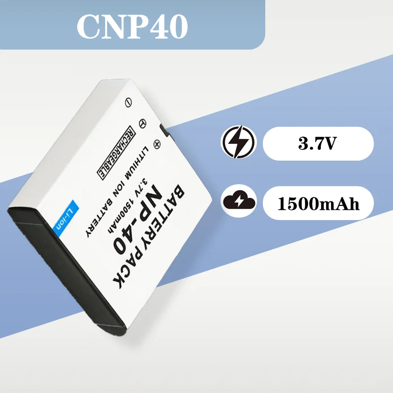 

Premium 1500mAh CNP40 NP40 Battery for Casio Z Series Cameras 3.7V Reliable Long Lasting Power