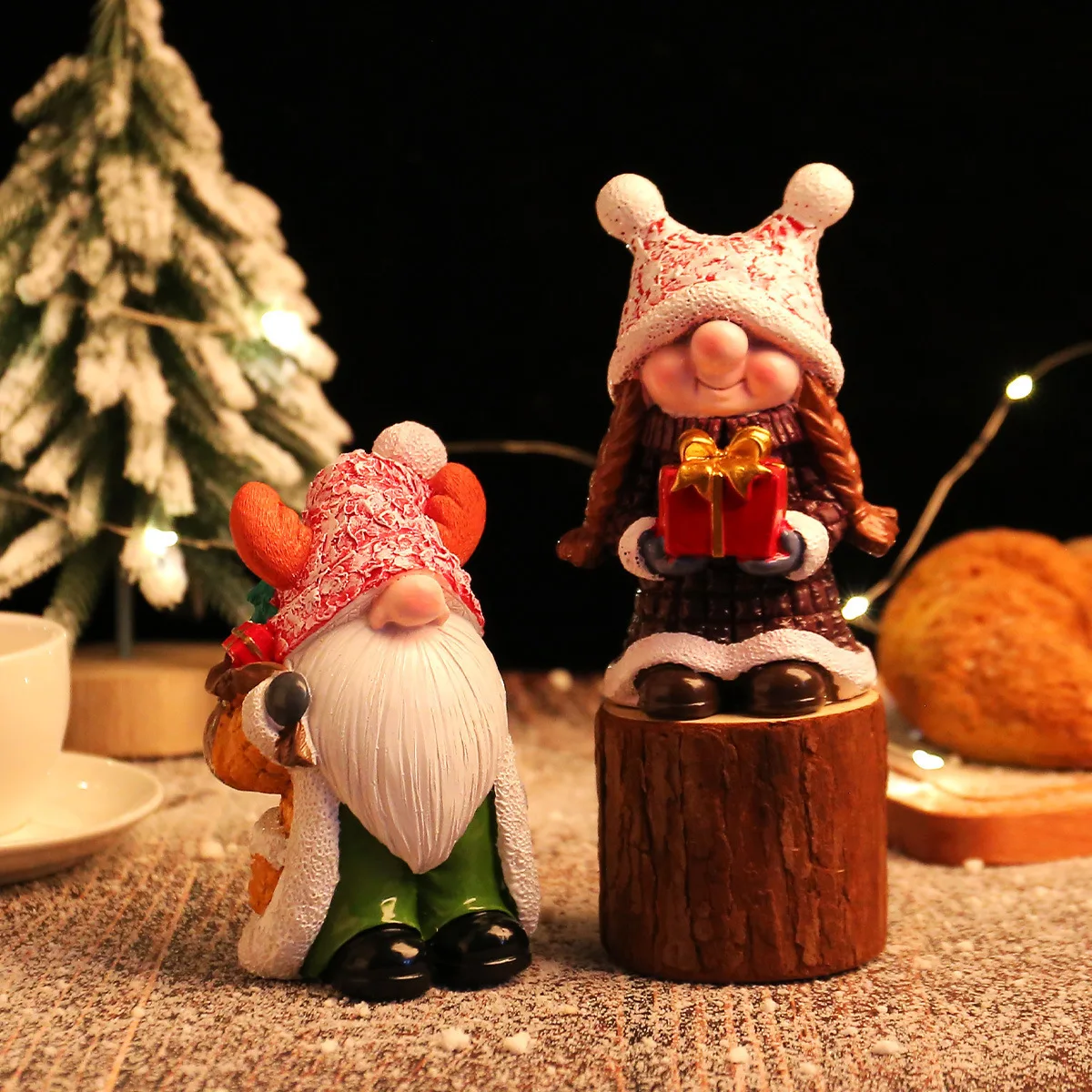 

New Gnome Christmas Figure Christmas Gnome Statue Christmas Home Creative Decorations