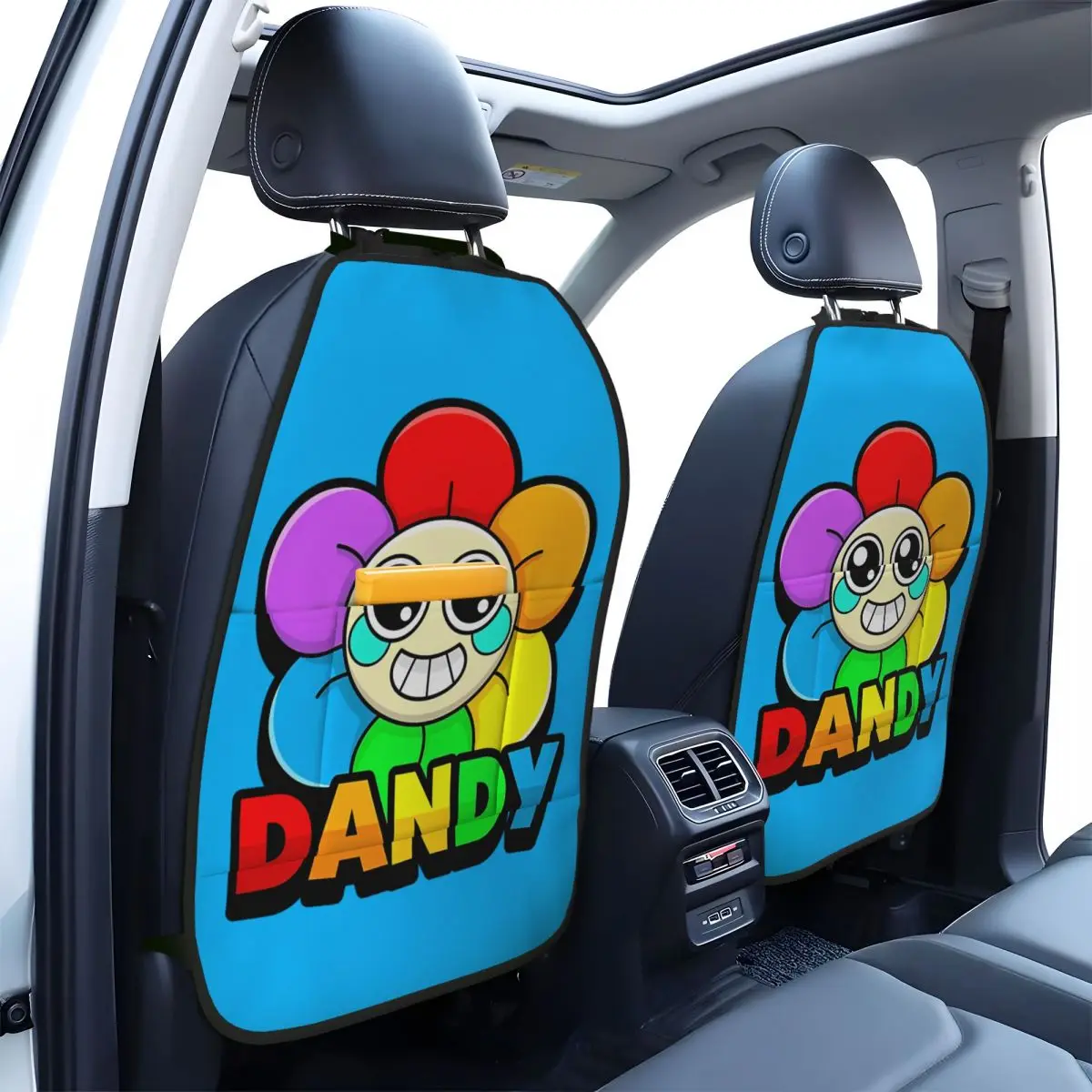 Dandys World Dandy 2Pcs Car Seat Back Protector Cover Anti Kick Mat with Storage Bag Anti Mud Dirt Auto Backseat Pad for Baby