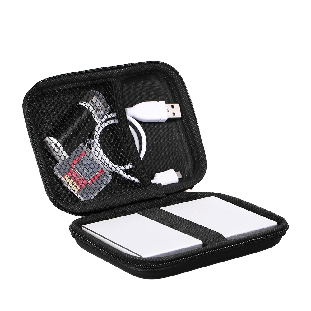 EVA à prova de choque para disco rígido de 2,5 polegadas, bolsa para transporte de disco rígido de 2,5 polegadas, acessório para computador