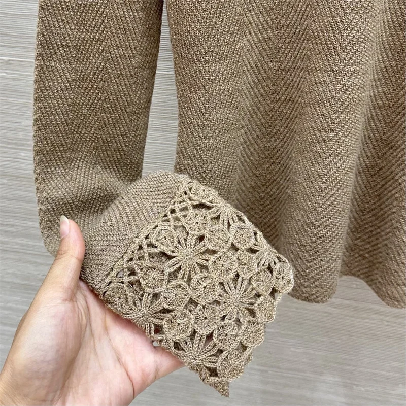 Picture 6: women's sweater New elastic knitted slim fit women's long sleeved top for autumn 2026 Wool blend pullover y2k women's jumper