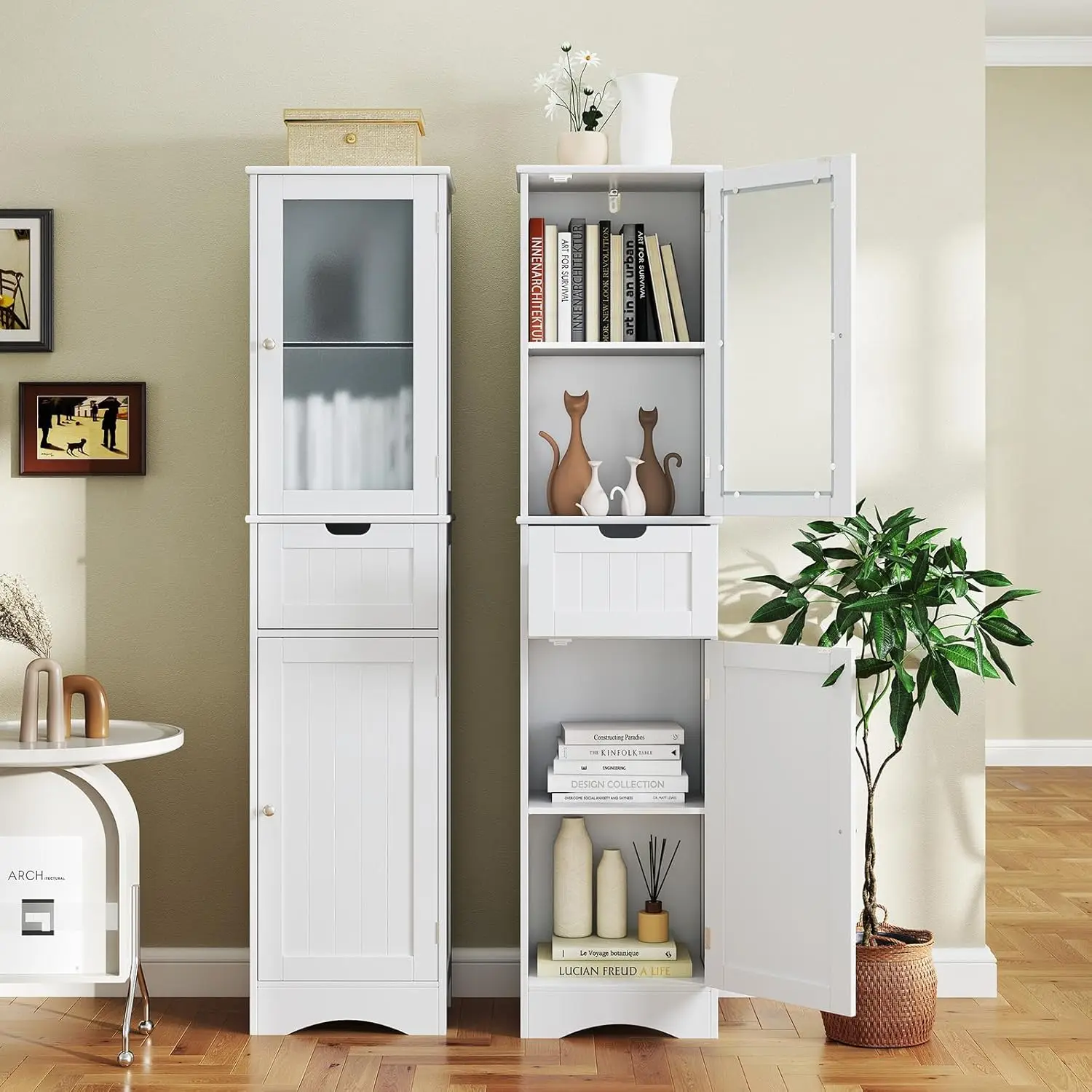 67" Slim Tower Cabinet 4