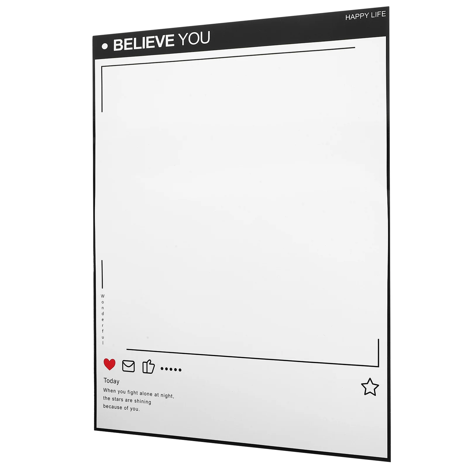 

Magnetic Whiteboard Memo Planning Large Size Reusable Fridge Reminder Schedule Message Board Grocery List Kitchen Writing Board
