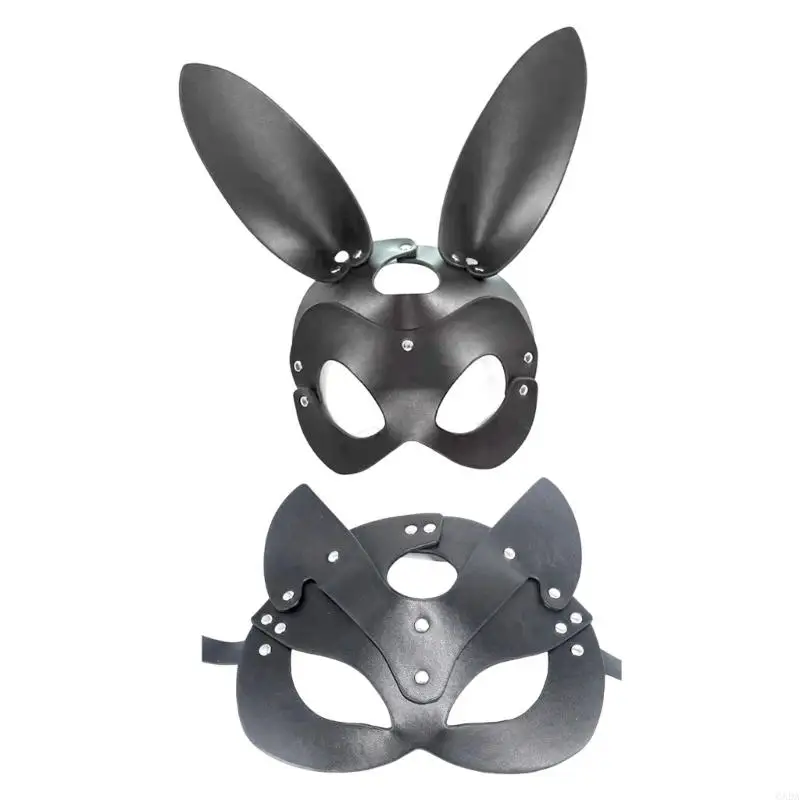 Breathable Cosplay Rabbit Mask S Lightweight Design Themed Event Accessory Easy Care 6XDA