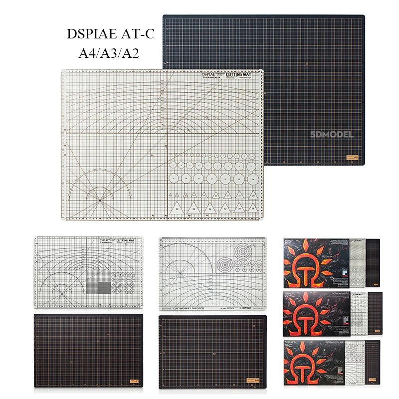 DSPIAE Cutting Dies AT-CA4/A3/A2 Cutting Mat (A4/A3/A2 Size) (2mm thicken type) Scrapbooking Stamping New Hand Tool Parts