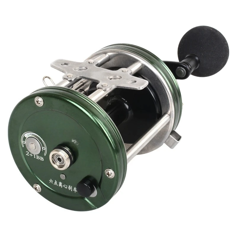 

Dedicated visible anchor all-metal rotating reel for bait and fishing reels