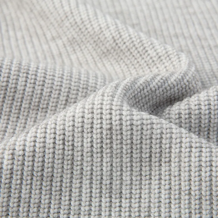 Herren-Strickjacke mit Kapuze und Reißverschluss, lässiger, locker geschnittener Pullover im Old-Money-Stil – Detail 7