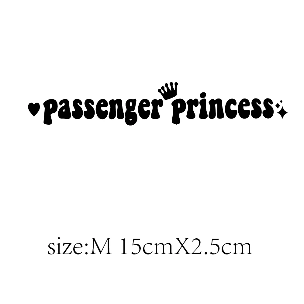 Cartoon Passenger Princess Car Sticker For Chevrolet Cruze Cruz Sports Styling Auto Racing Decoration Accessories