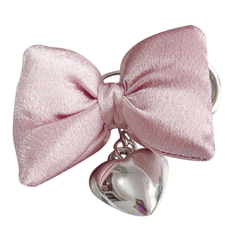 Stylish Keychain Pink Bowknot Pendant Keyring Accessory for Bags Backpacks Phone Dropship