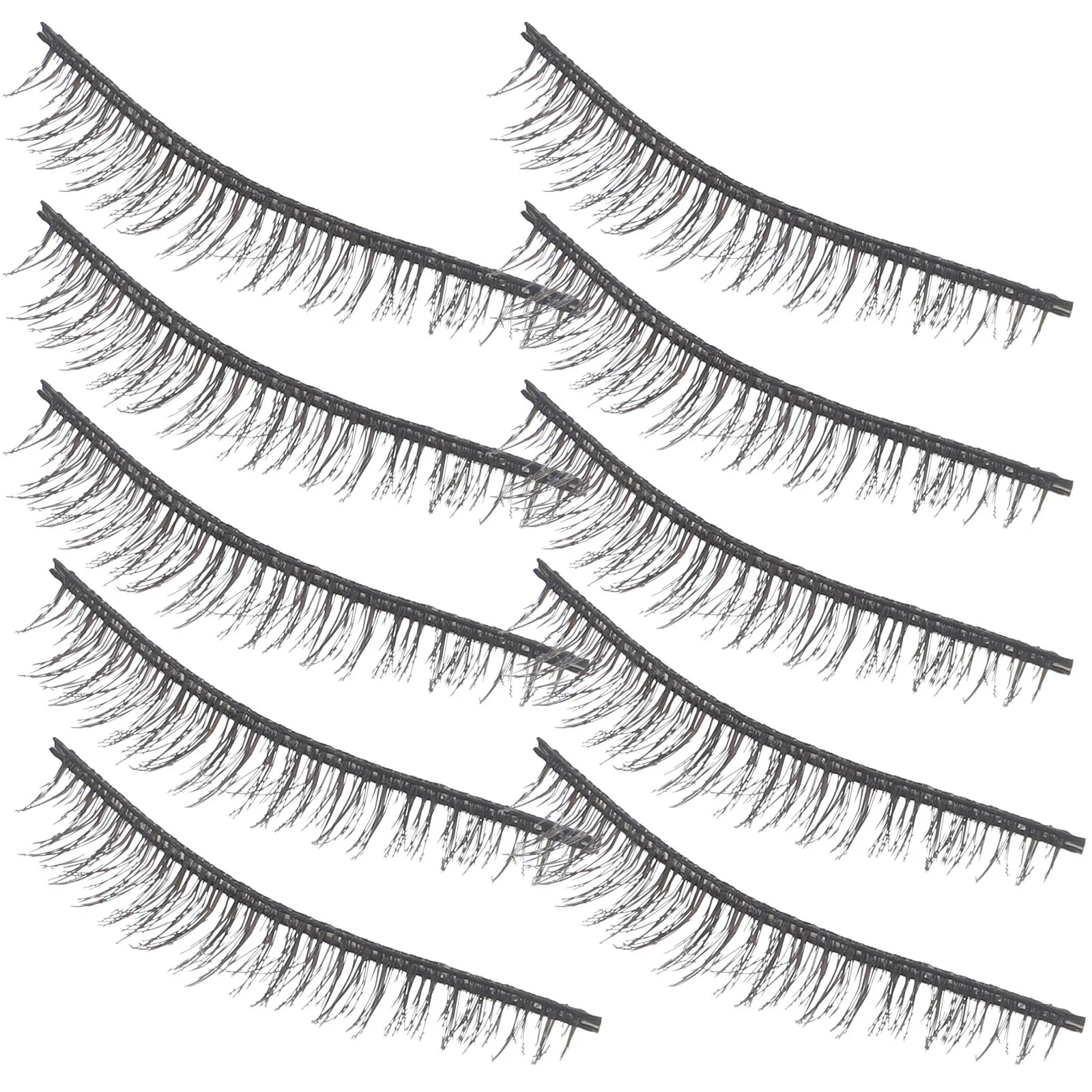 Pestañas postizas largas, extensión de pestañas completas naturales para fiesta, boda, uso diario, herramientas de maquillaje, pestañas postizas ligeras