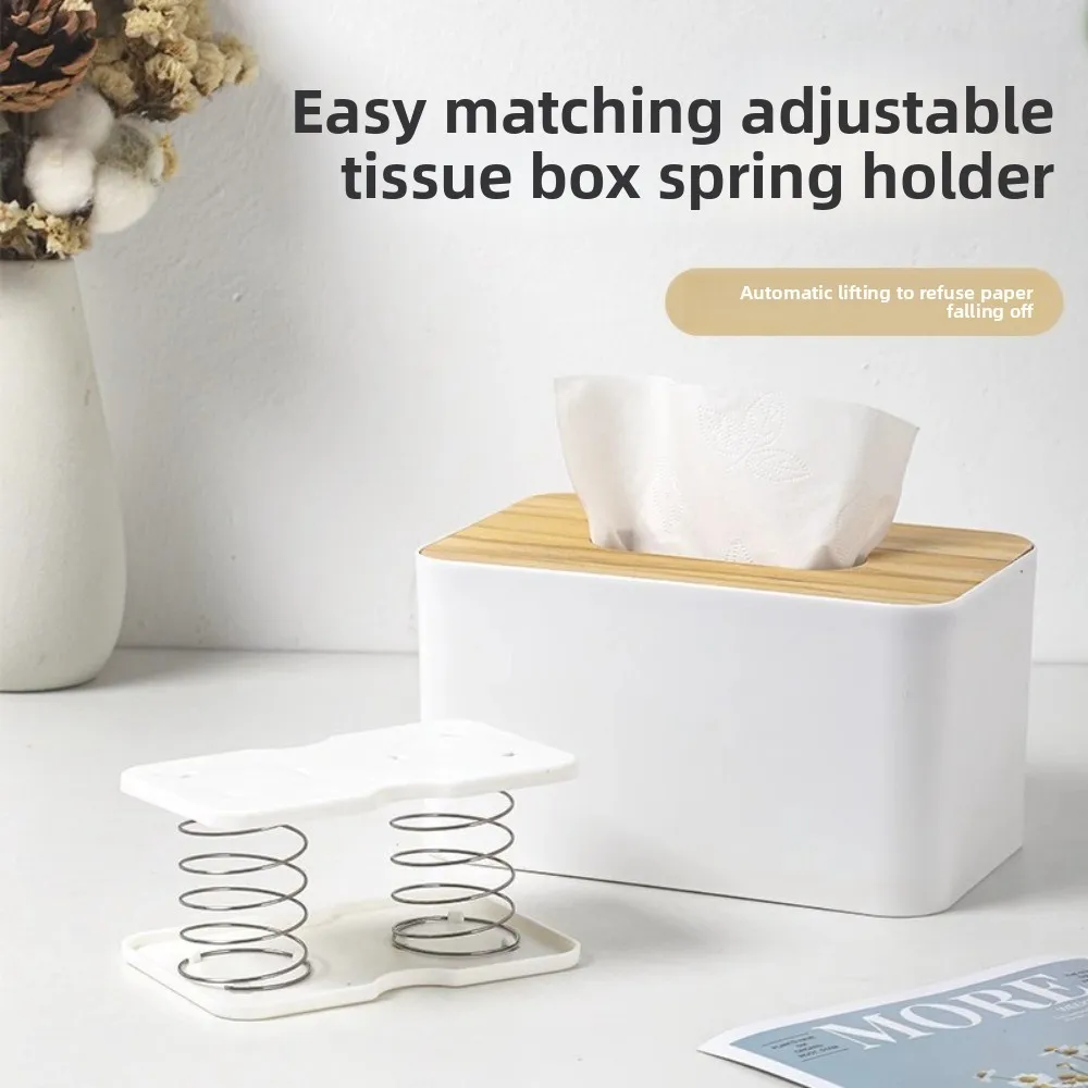 Küchenzubehör, Taschentuchspender, automatisches Heben, Taschentuchbox, Federrahmen, Küchenaufbewahrung, elastischer Serviettenhalter