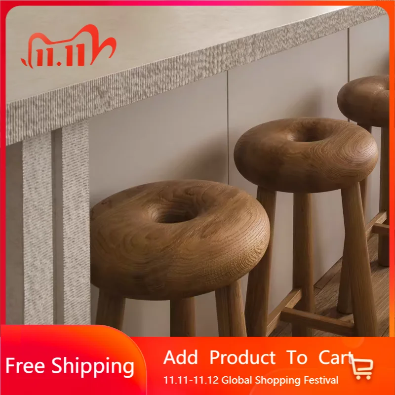 

Luxury Design bar stools Kitchen Garden Cute Elderly bar stools Bathroom Footrest Taburetes Altos De Cocina Furniture Home