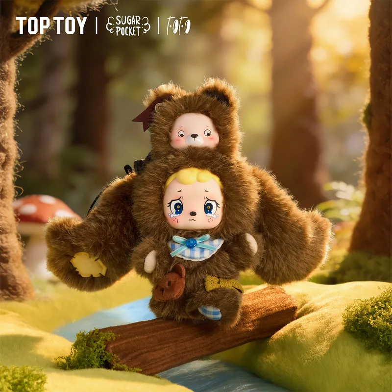 

TOPTOY FOFO Forest Guardian Series Vinyl Plush Doll Keychain Blind Box Trendy Toy Pendant Birthday Gift For Kids And Collectors