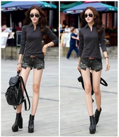 95% Cotton Polo Women Long Sleeve Casual T-Shirt  Plus Size Polos Mujer blusas feminina Ralph Feminina femme shirts - Image 4