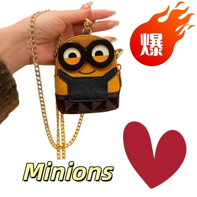 

Cute Minions & StellaLou Mini Chain Coin Purse - Fashionable Single Shoulder Crossbody Bag