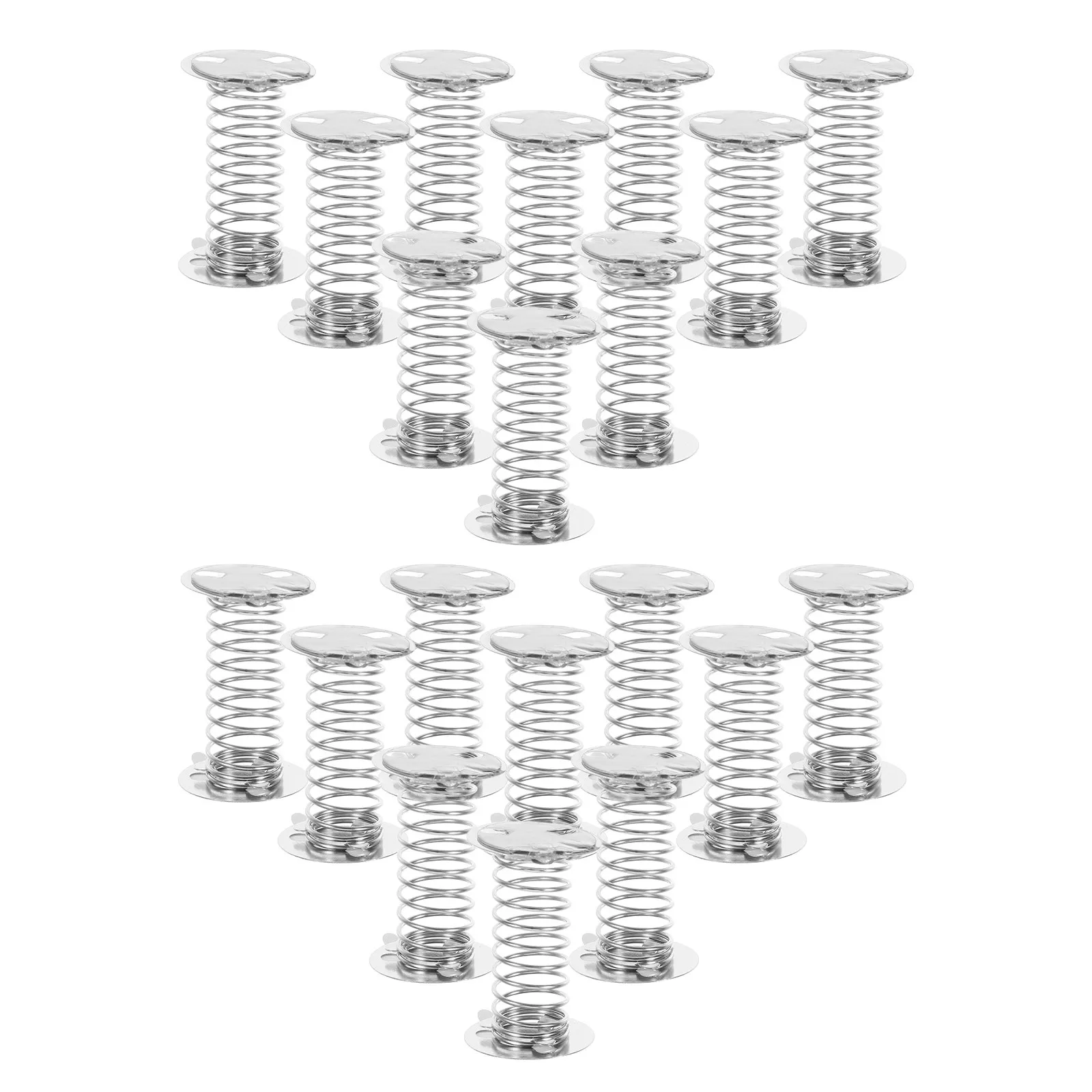20Pcs Spiral Wobble Spring Base Metal Spring Bases for Action Figure DIY Crafts Car Decoration Accessories Base