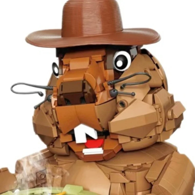 

1464 шт., модель мультяшной мыши, набор строительных блоков, милые животные в сборе, 7073, коллекционный орнамент, MOC, кирпичи, головоломки, игрушки, подарки для взрослых