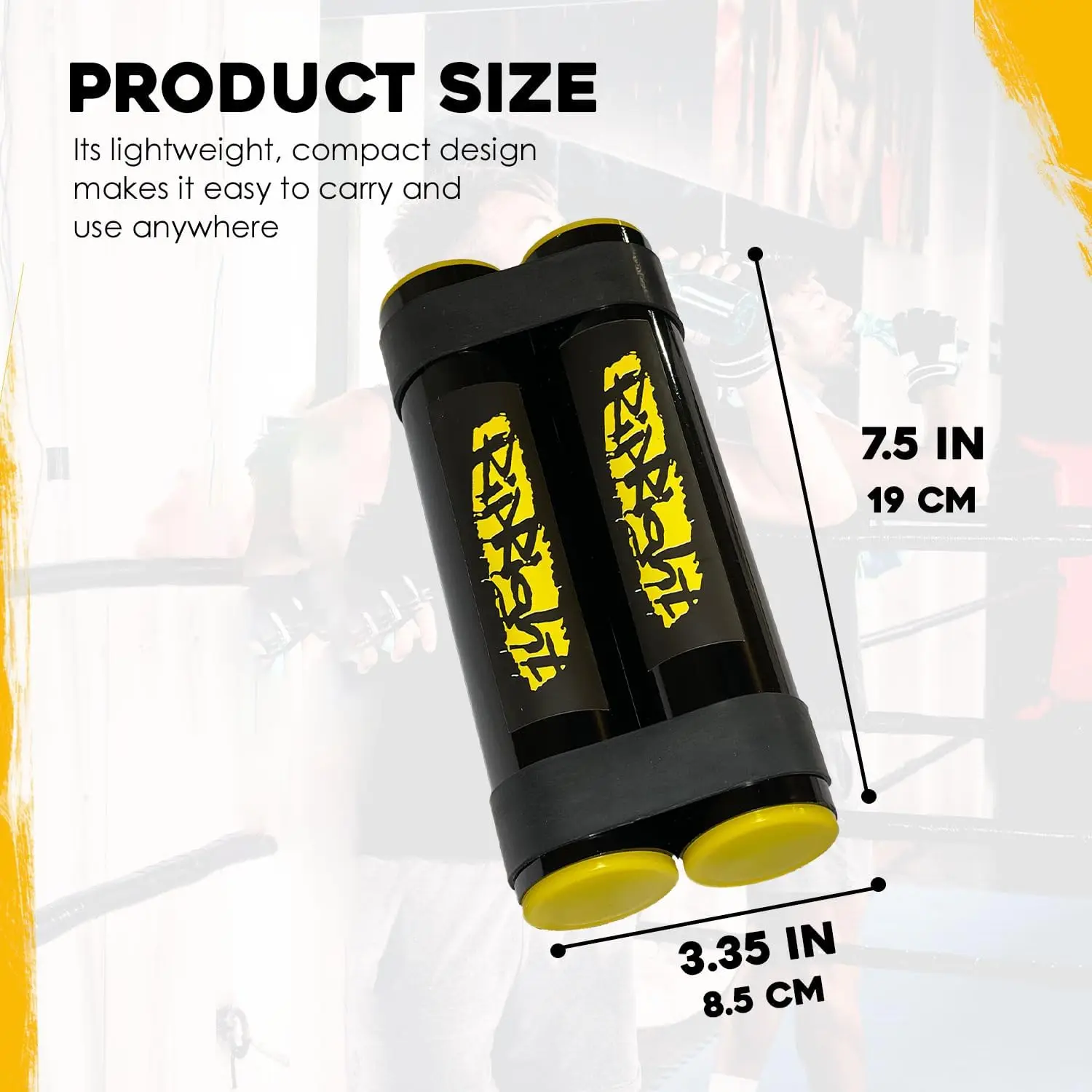 Adjustable Resistance Training Stick for Shoulder Rehab, Muscle Building & Core Workouts with 6 Bands