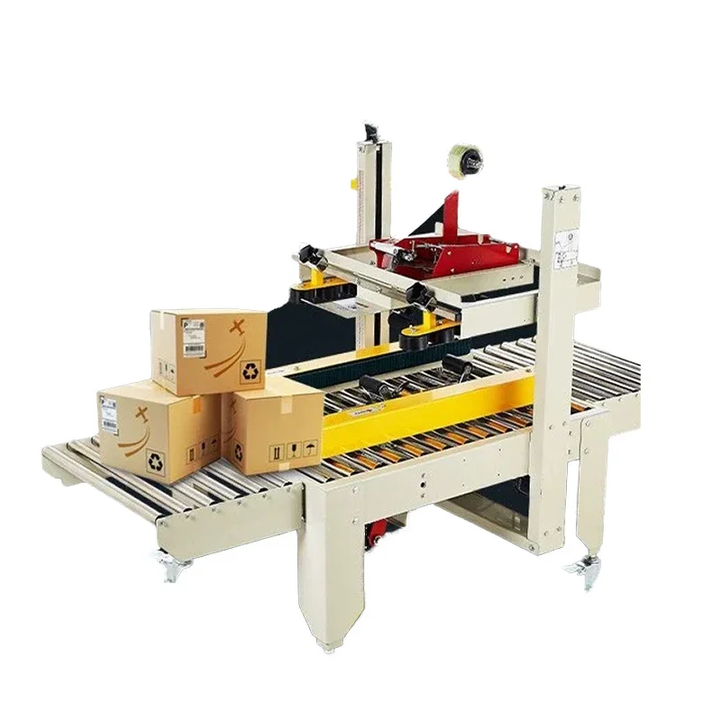 Automatic Case Taper Sealer 5050-IV 220V Heavy Duty Tape Cutter For Shipping Box Sealing Carton Packaging Parcel Cutter Machine