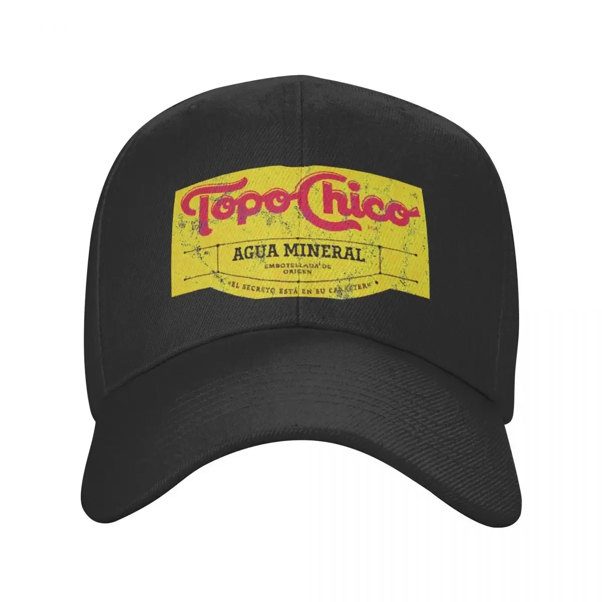 Topo Chico agua mineral worn and washed logo (sparkling mineral water) Classic Baseball Cap Golf Cap Rugby hard hat Female Men's